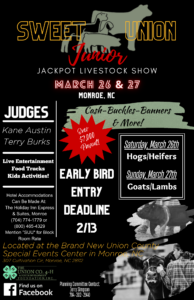 Cover photo for Sweet Union Jackpot Show