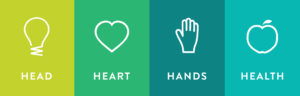 4-H Icons, Head, Heart, Hands & Health