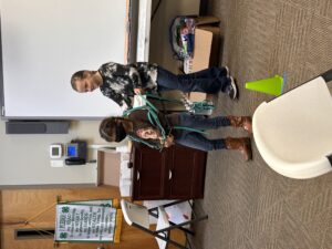 4-H Horse Club members learning about horses